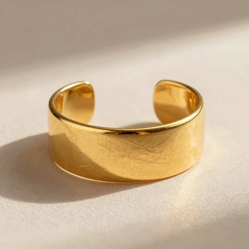 Molten Contour Open Cuff