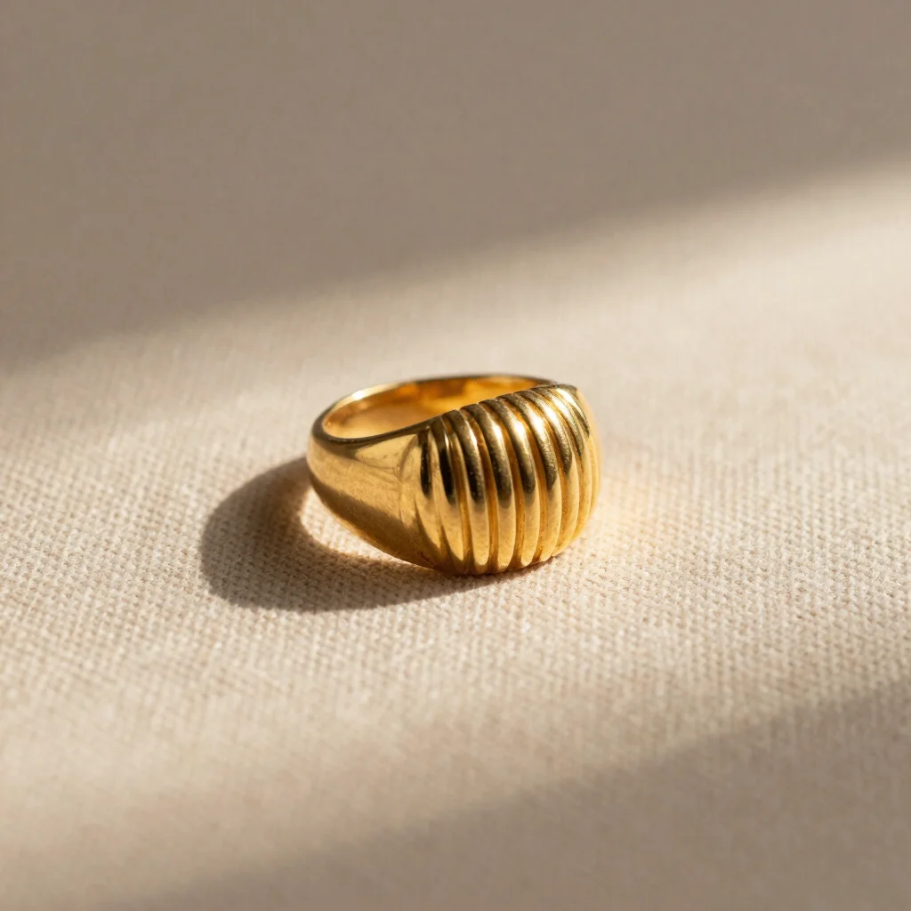 Twisted Cable Dome Ring